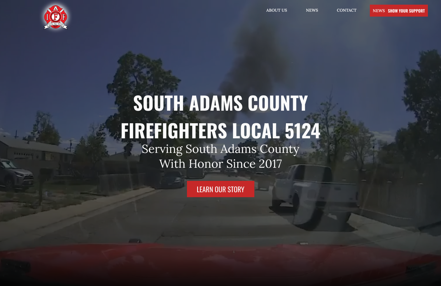South Adams Fire fighter assocation website
